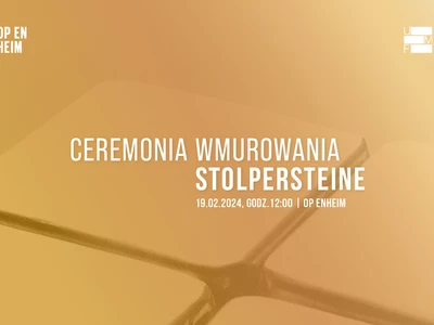 Ceremonia wmurowania Stolpersteine