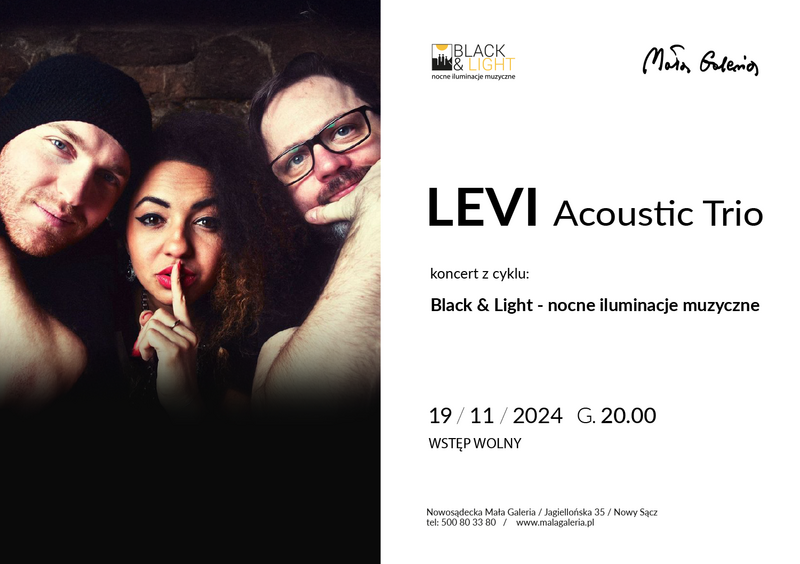 Agenda - Koncert zespołu LEVI Acoustic Trio