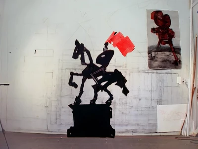 william-kentridge--i-am-not-me--the-horse-is-not-mine