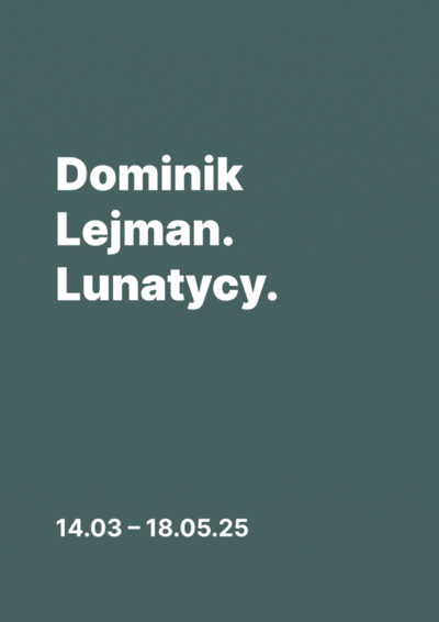 Agenda - Dominik Lejman. Lunatycy.