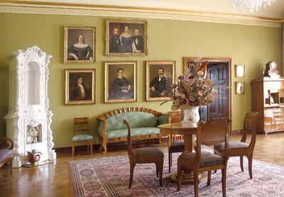 Agenda - The Biedemeier Room or Bourgeois Parlour from the second half of the 19th century