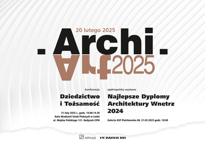 Agenda - Dyplomy Architektury Wnętrz 2024