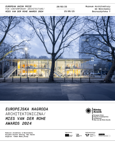 Agenda - Europejska Nagroda Architektoniczna – Mies van der Rohe Awards 2024