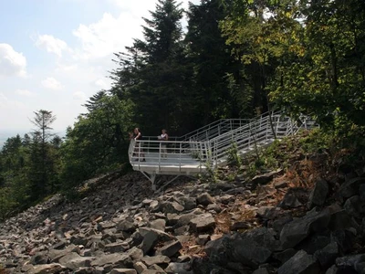 Galeria widokowa na Gołoborzu - Świętokrzyski Park Narodowy