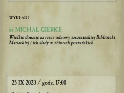 dr Michał Gierke: Wielkie donacje na rzecz odnowy szczecińskiej Biblioteki Mariackiej ...