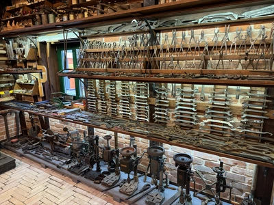 Collection of old tools and machines